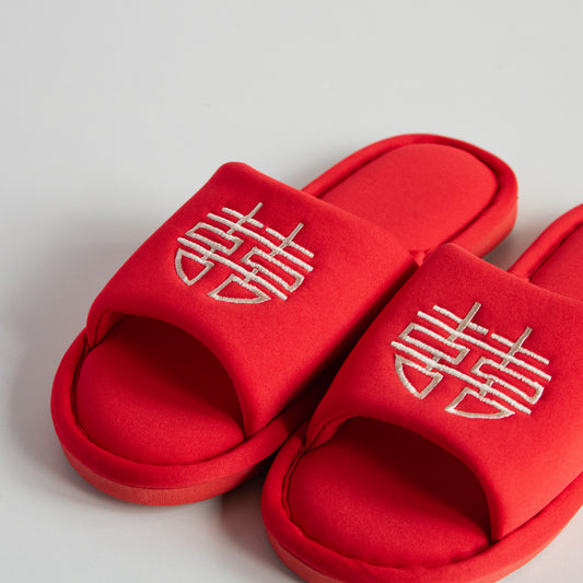 1021 Pair of Red Slippers